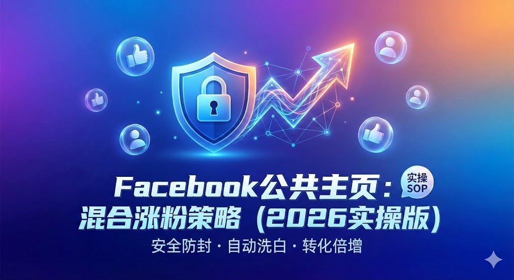 Facebook公共主页涨粉太慢？尝试这种“混合买粉”策略