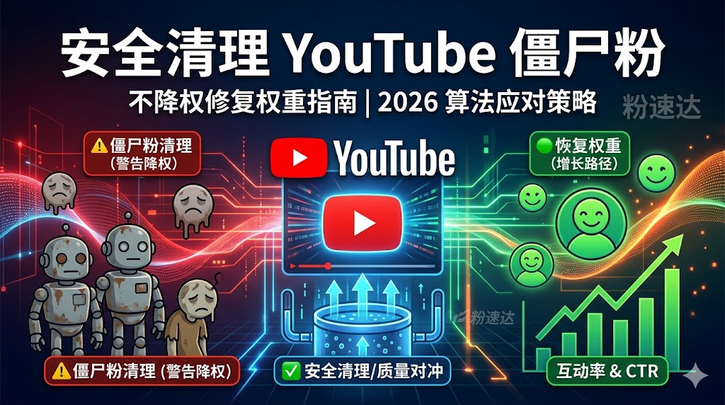 买到了僵尸粉？如何安全清理Youtube死粉而不降权？