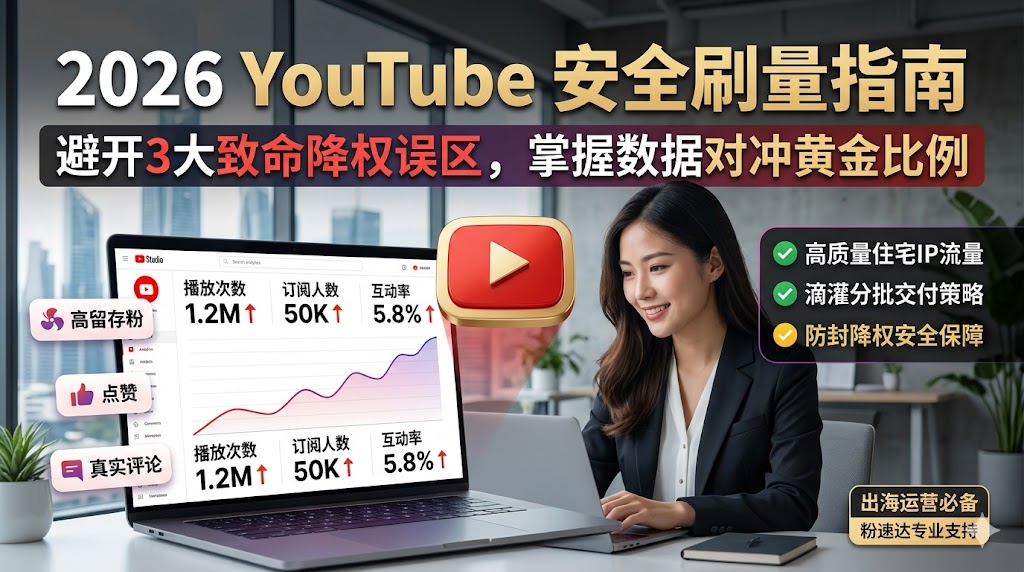 Youtube安全刷量指南：避开这3个可能导致降权的误区