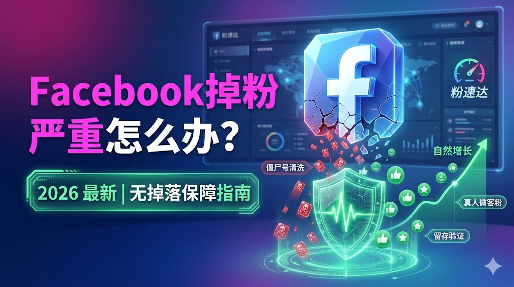 Facebook主页掉粉严重怎么办？无掉落服务