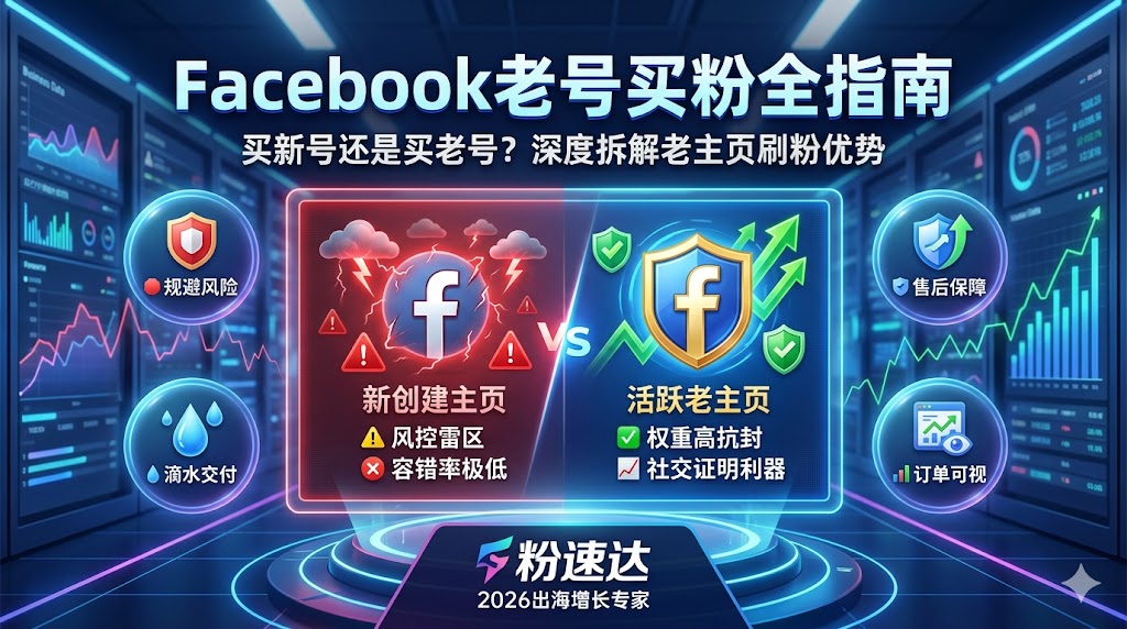 买新号还是买老主页？Facebook老主页刷粉优势