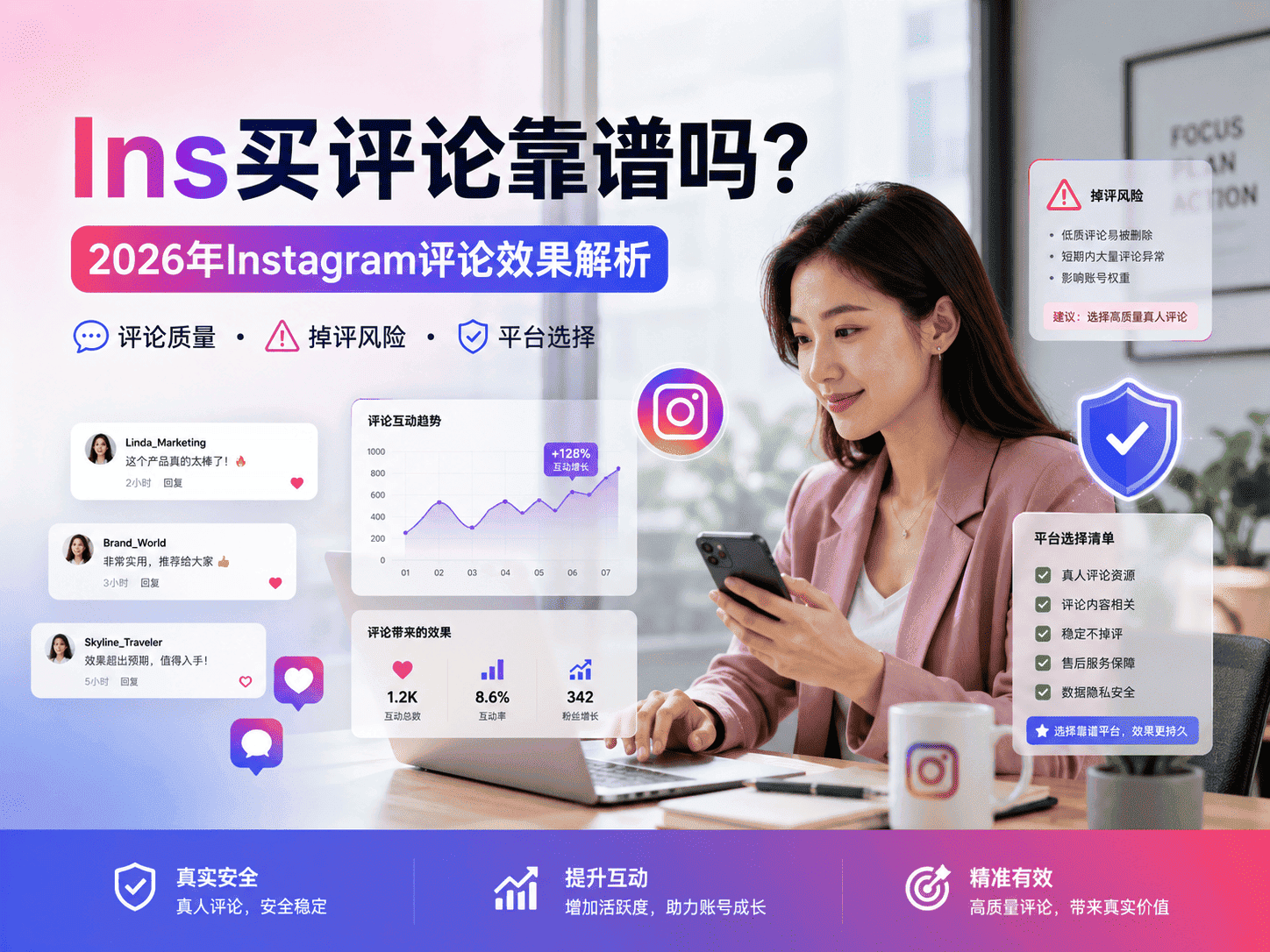 Ins买评论靠谱吗？2026年Instagram评论效果解析