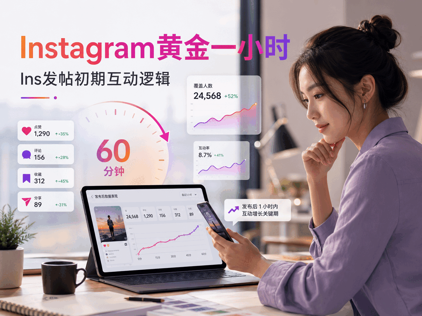 Instagram黄金一小时是什么？Ins发帖初期互动逻辑
