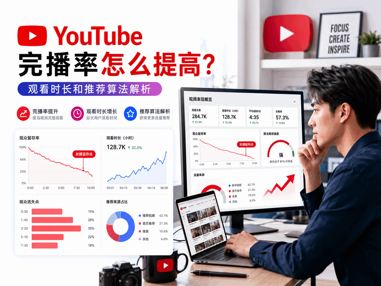 YouTube完播率怎么提高？观看时长和推荐算法解析