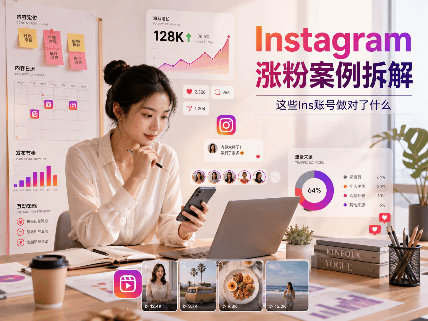 Instagram涨粉案例拆解：这些Ins账号做对了什么