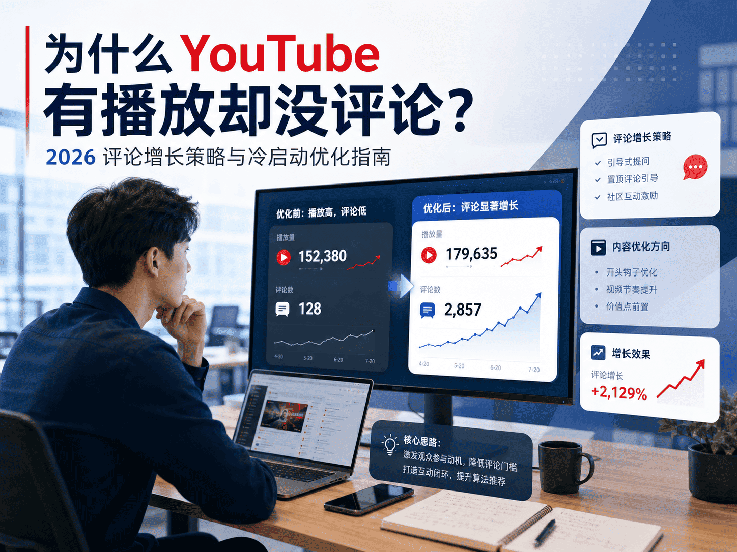 YouTube评论少怎么办？油管视频互动提升方法