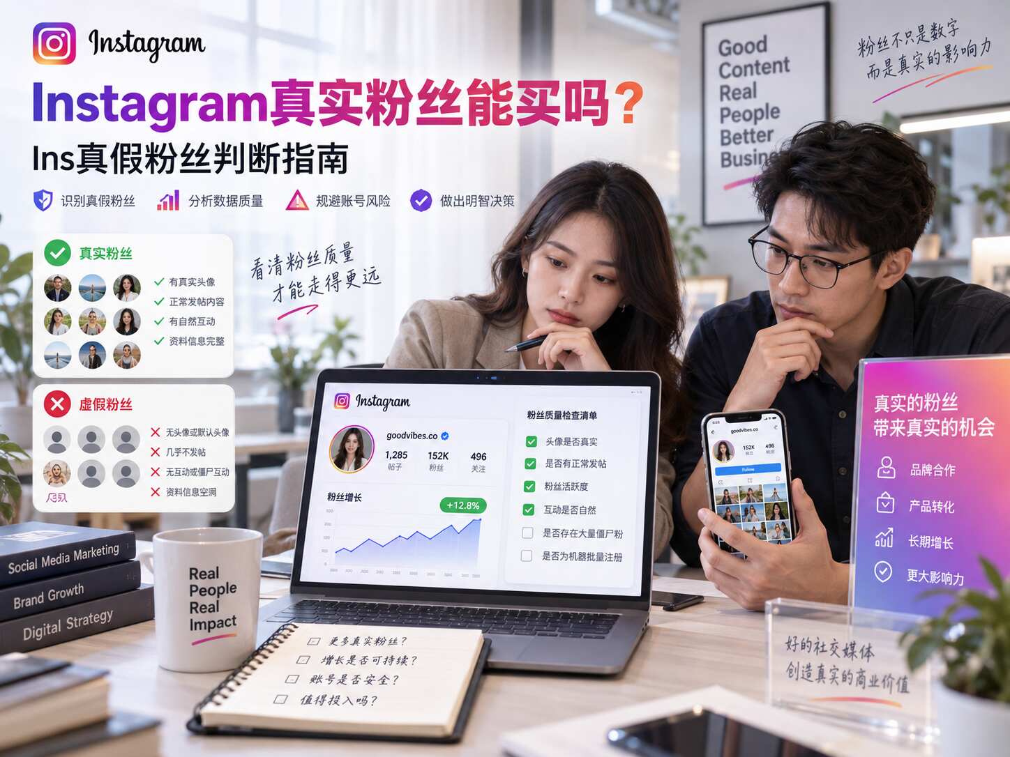 Instagram真实粉丝能买吗？Ins真假粉丝判断指南