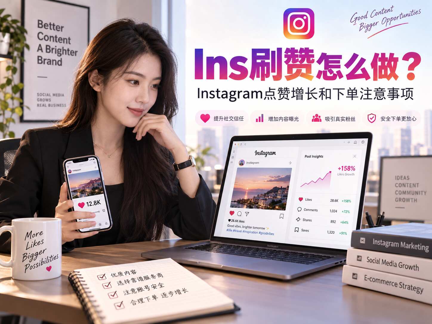Ins刷赞怎么做？Instagram点赞增长和下单注意事项