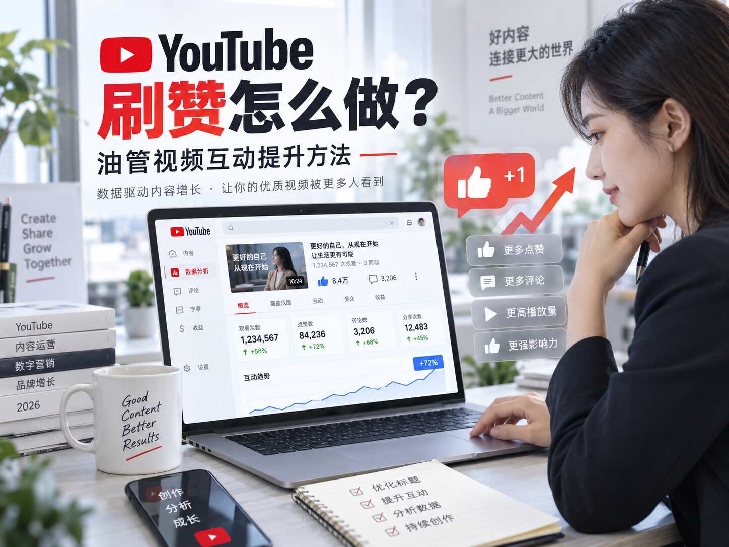YouTube刷赞怎么做？油管视频互动提升方法
