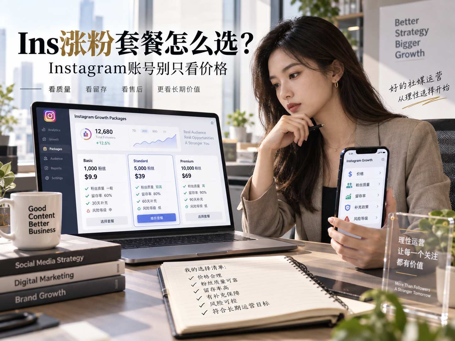 Ins涨粉套餐怎么选？Instagram账号别只看价格