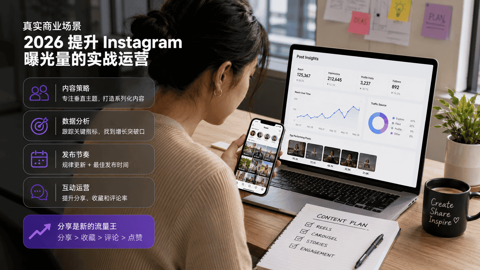 Instagram曝光量怎么提高