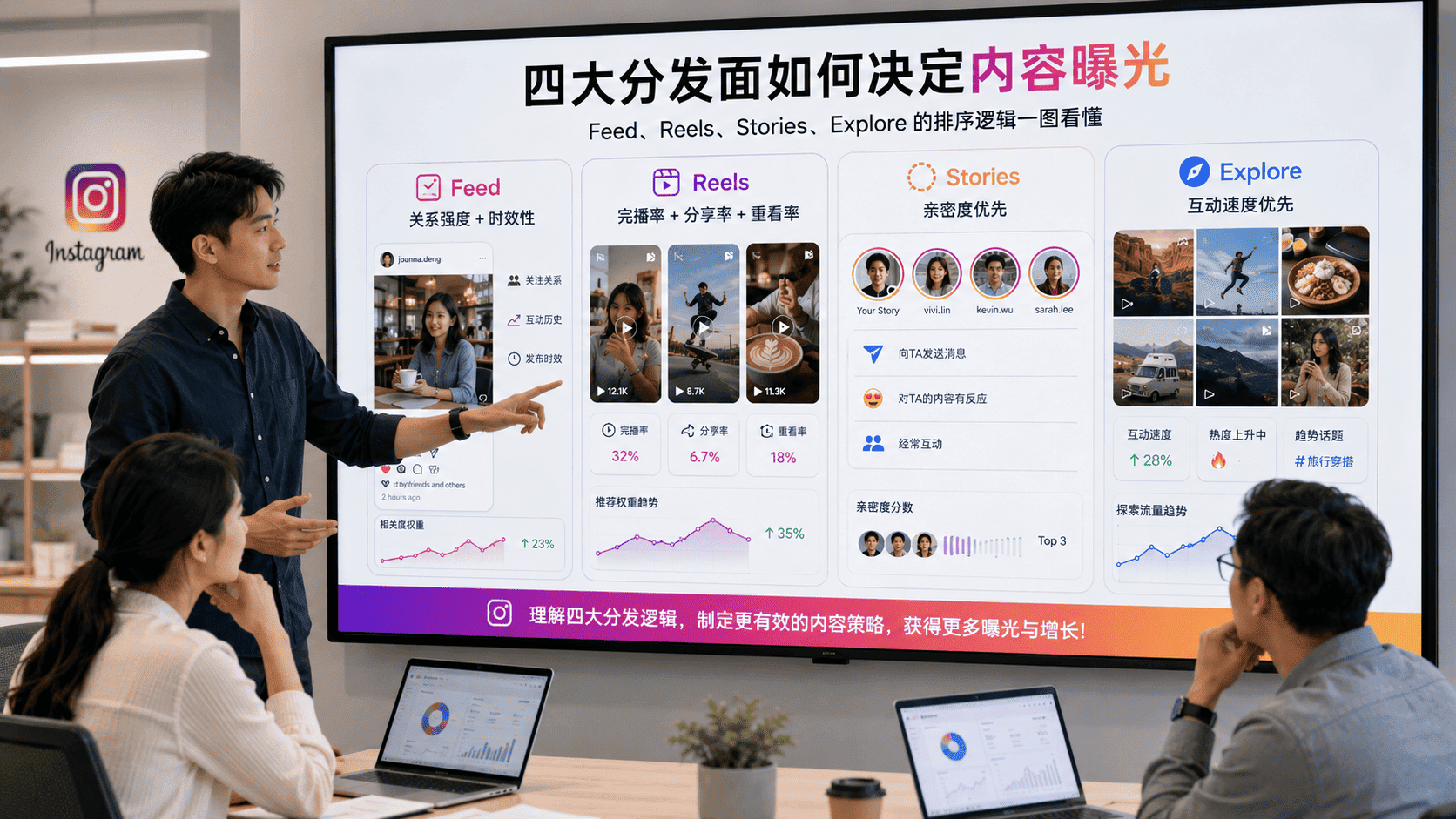 Instagram 算法推荐机制2026