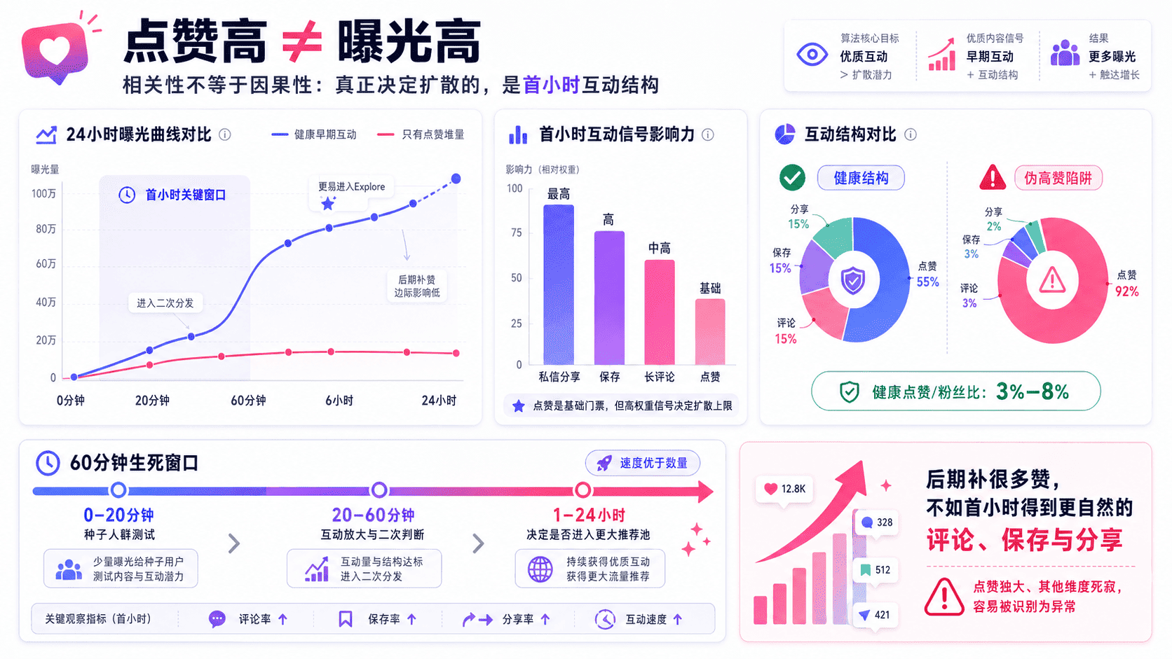 Ins点赞和曝光量关系