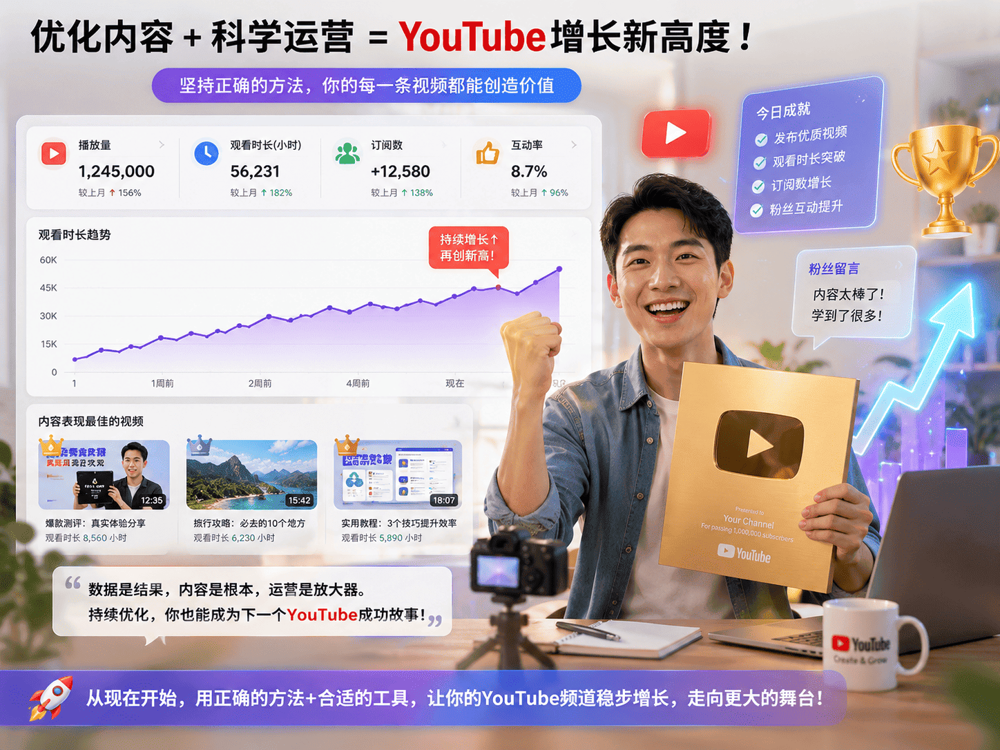 YouTube完播率怎么提高