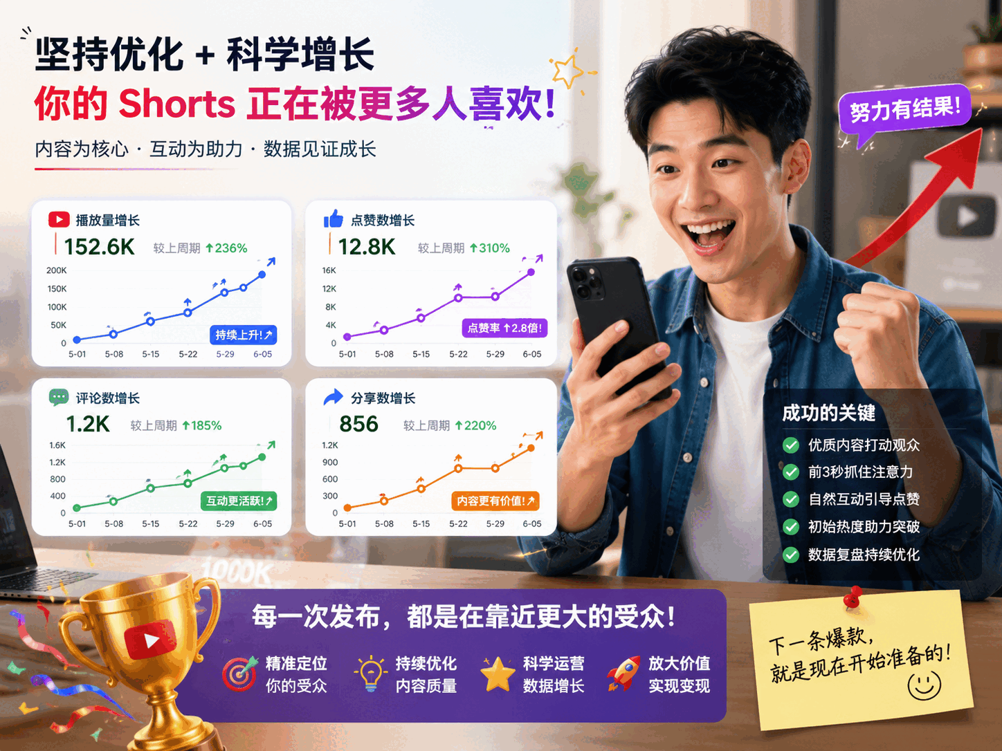 YouTube Shorts点赞怎么增加