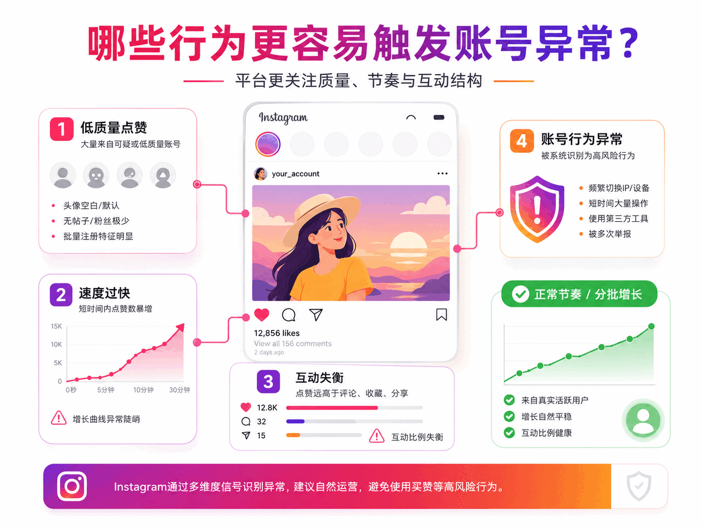 Instagram买赞会封号吗