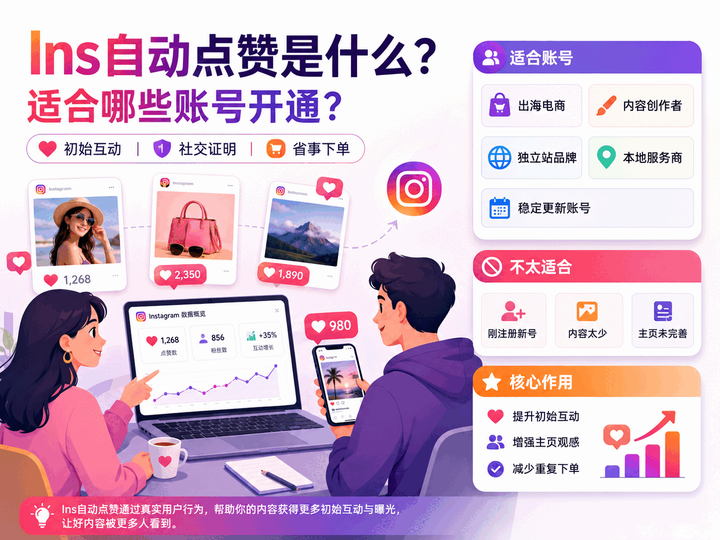 Ins自动点赞靠谱吗