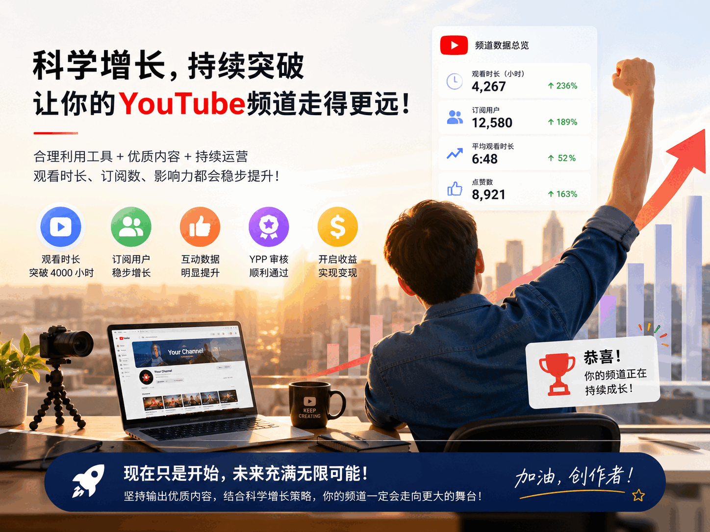 买YouTube观看时长靠谱吗
