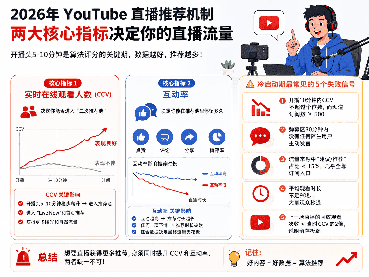 YouTube直播在线人数怎么提高
