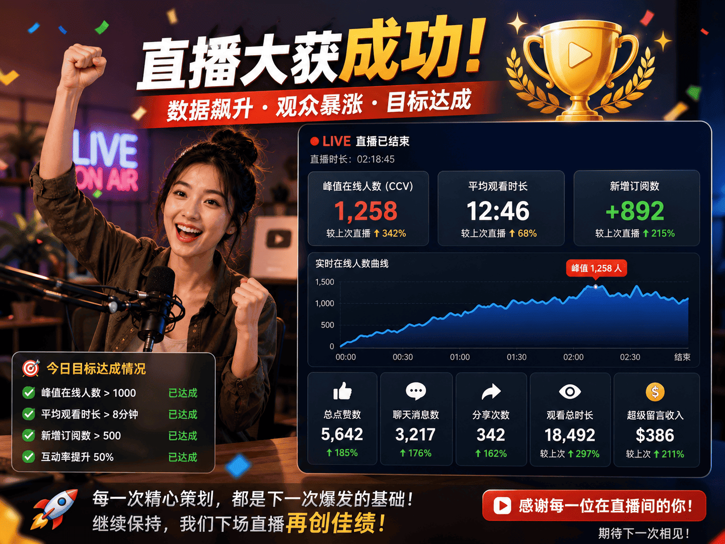 YouTube直播在线人数怎么提高