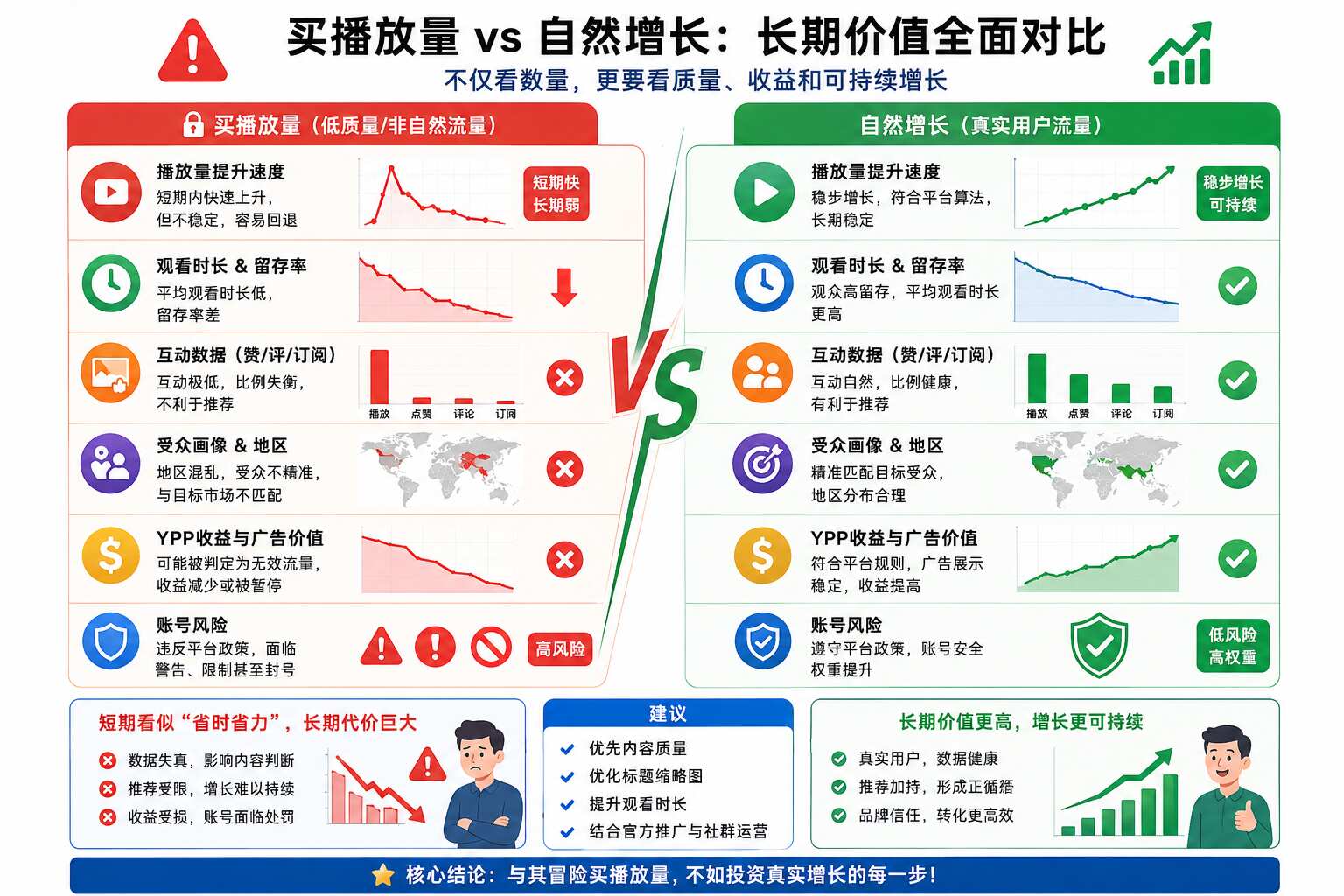 YouTube买播放量会封号吗