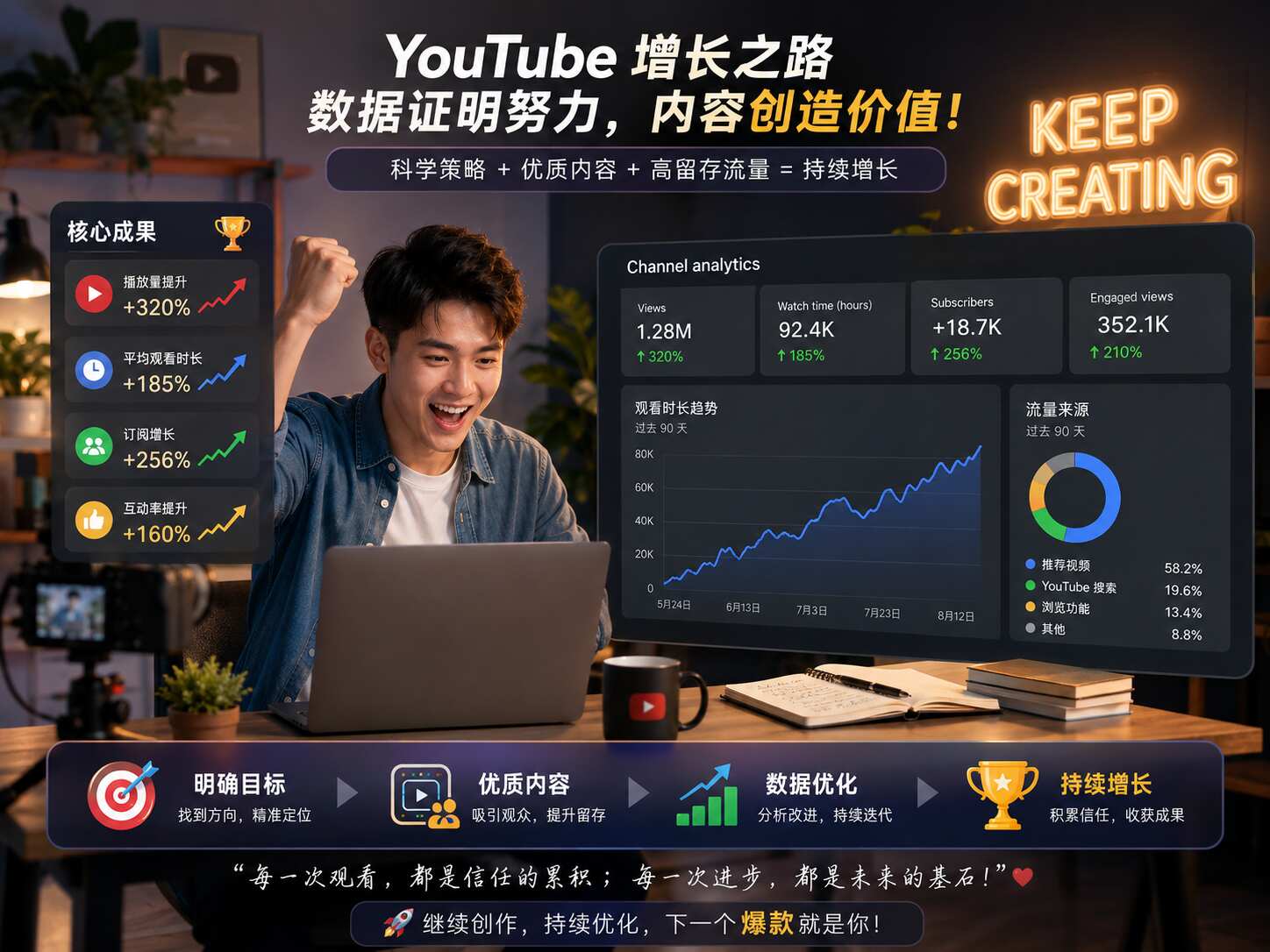 YouTube高留存播放量
