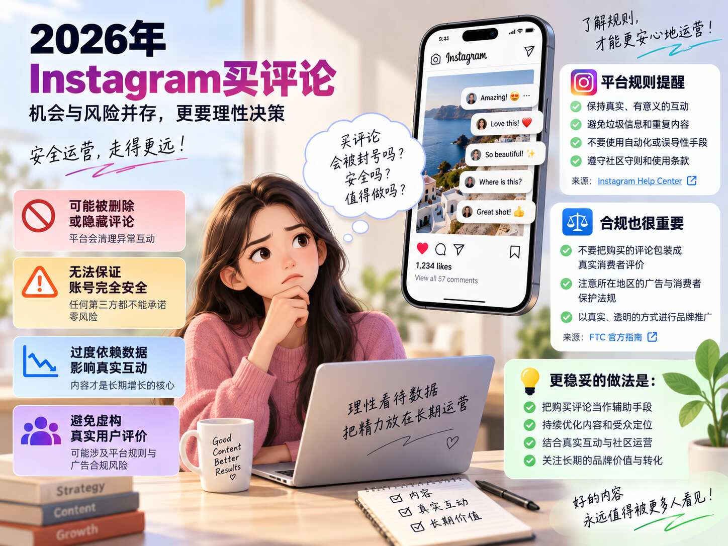 Instagram买评论