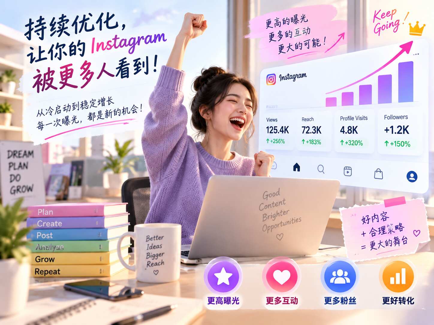 Ins刷曝光量