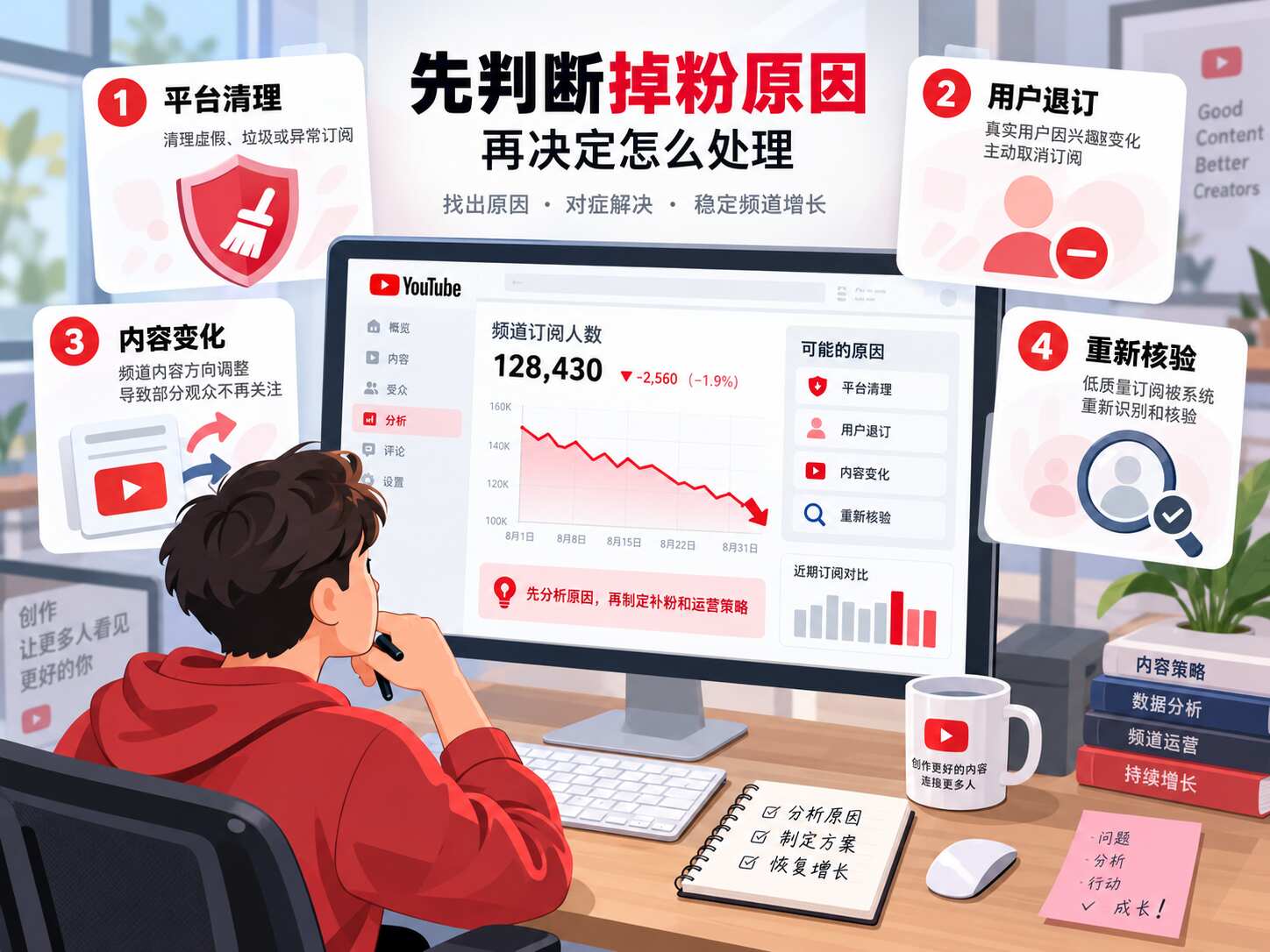 YouTube订阅掉了怎么办