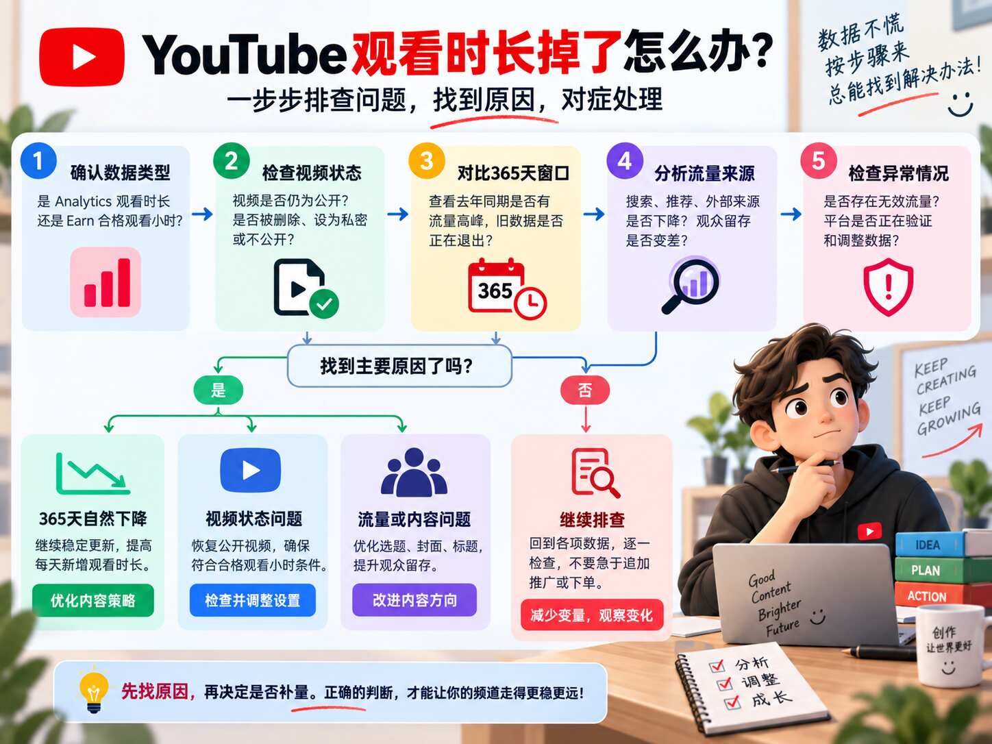 YouTube观看时长掉了怎么办