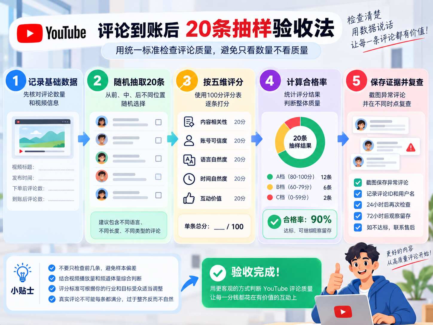 YouTube高质量评论怎么判断