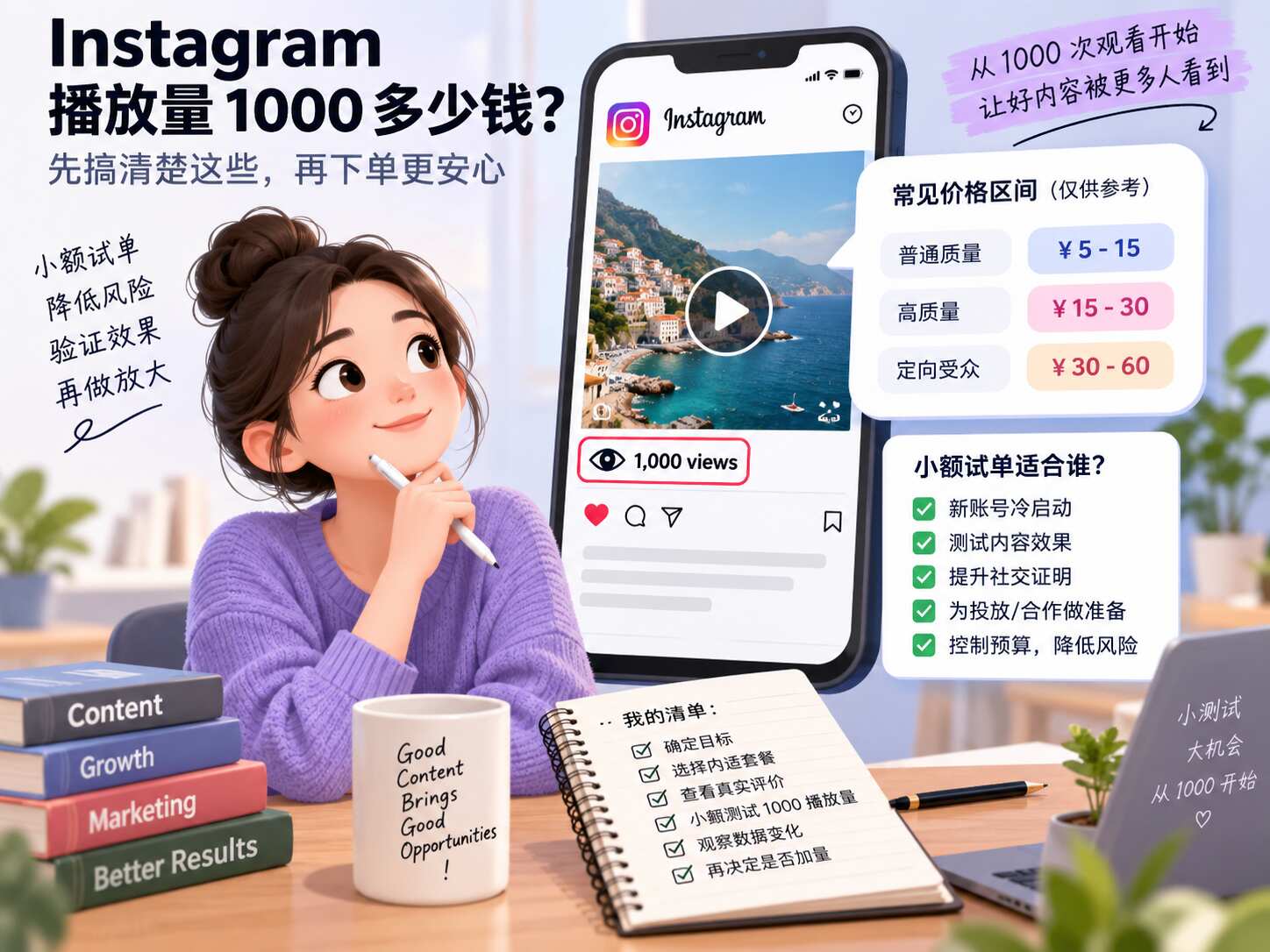 Instagram播放量1000多少钱