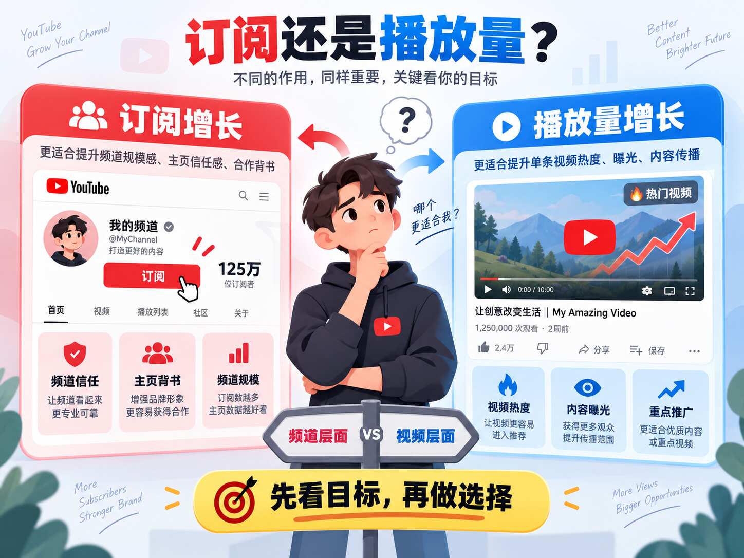 买YouTube订阅和播放量哪个好
