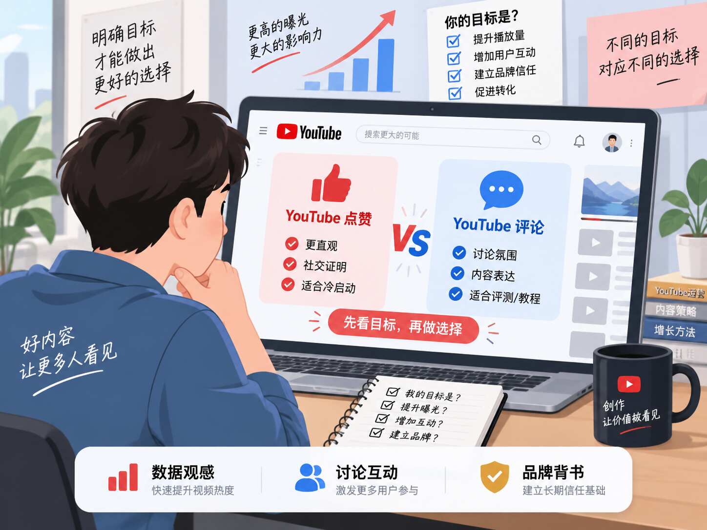 买YouTube评论和点赞哪个好