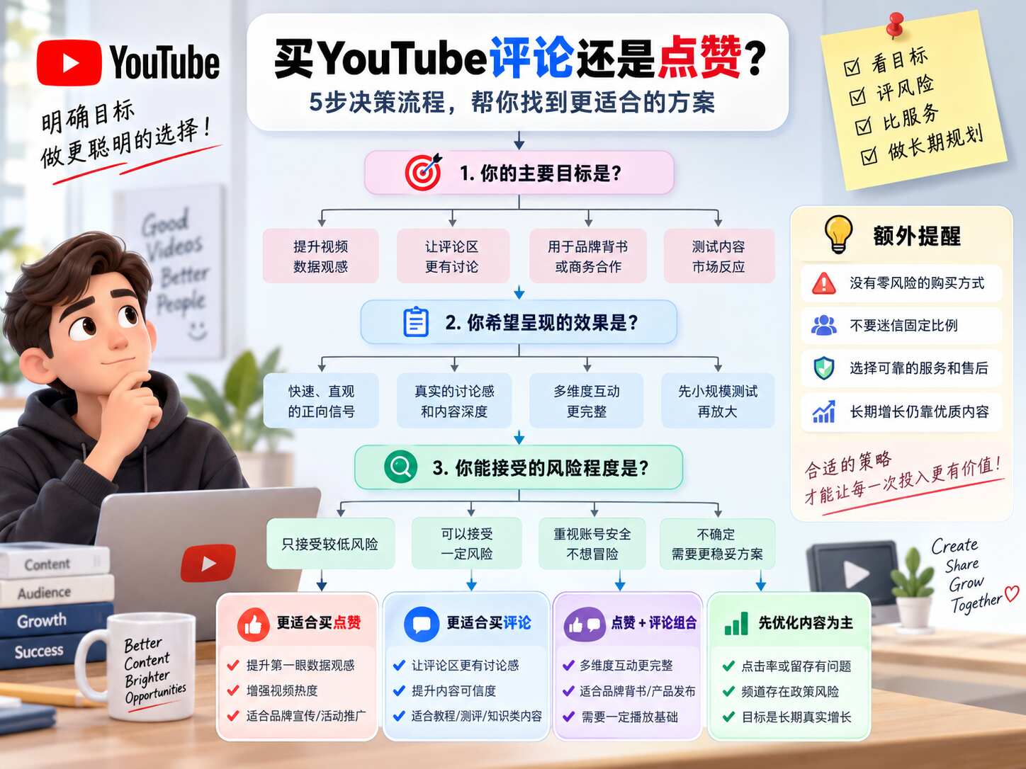 买YouTube评论和点赞哪个好