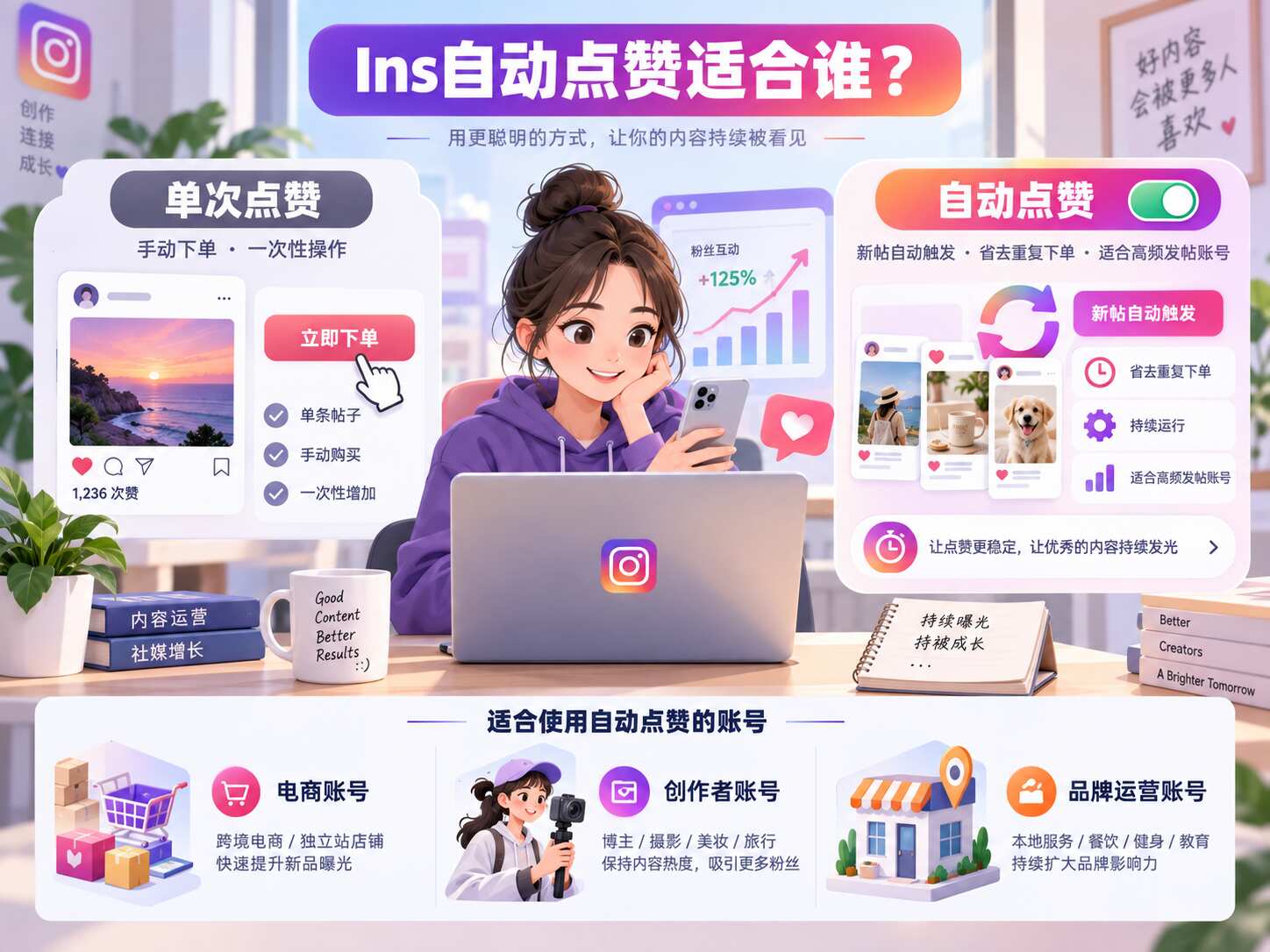 Ins自动点赞