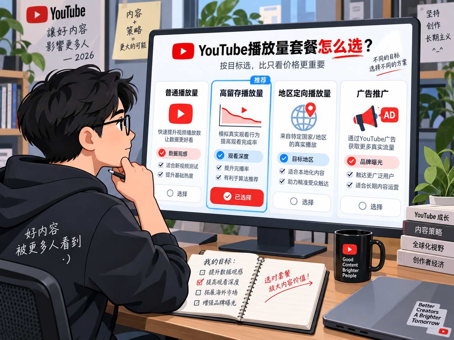 购买YouTube播放量