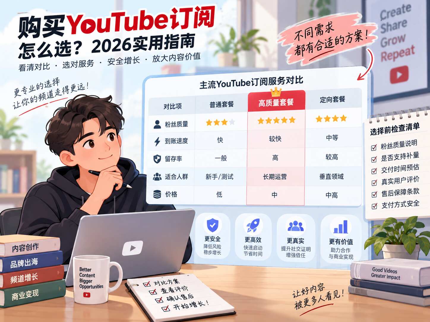 购买YouTube订阅