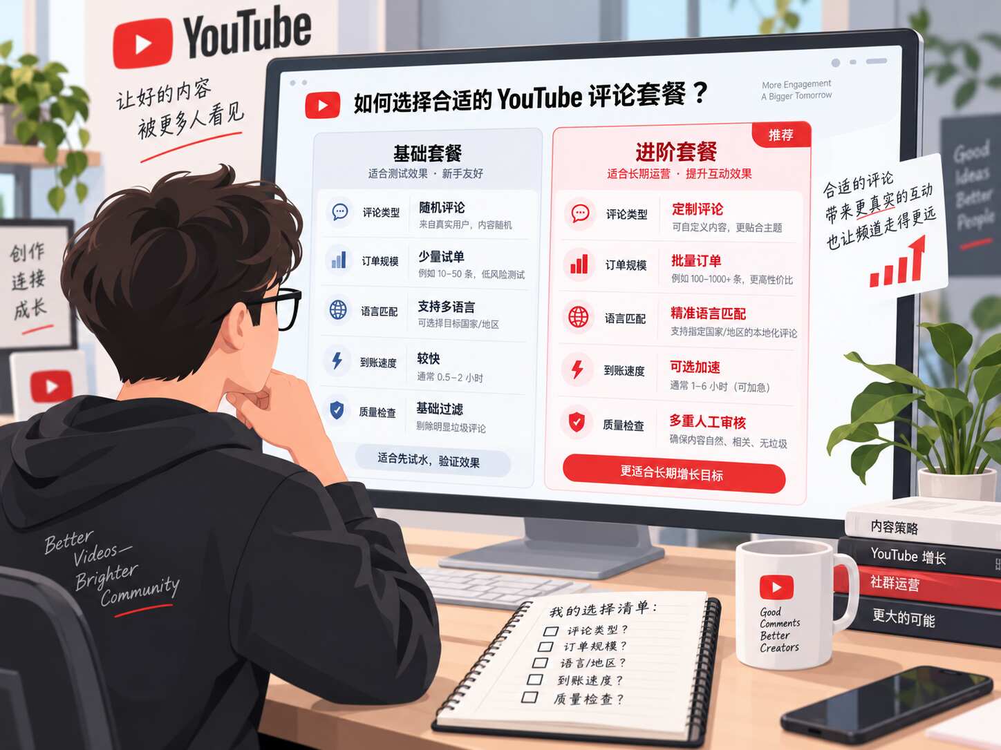 购买YouTube评论