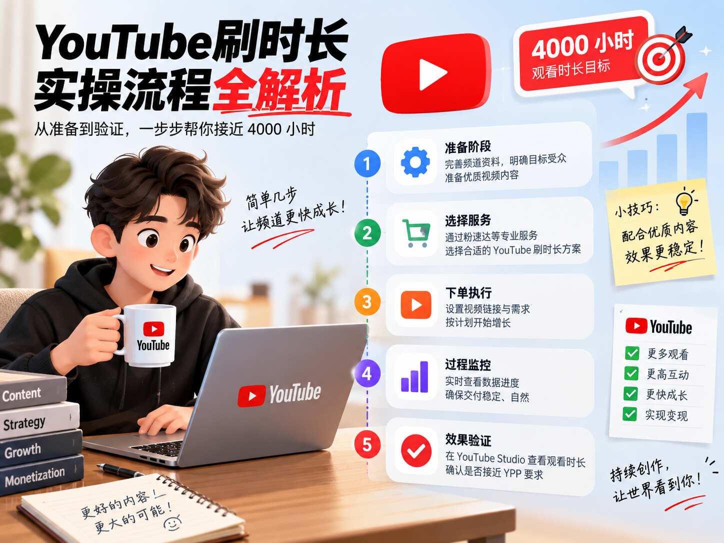 YouTube刷时长