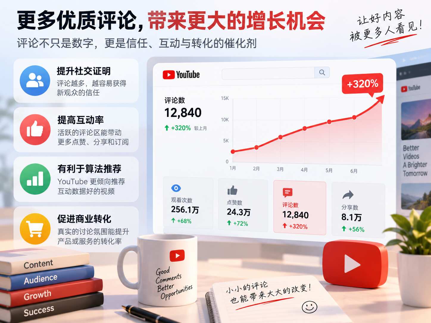 YouTube刷评论