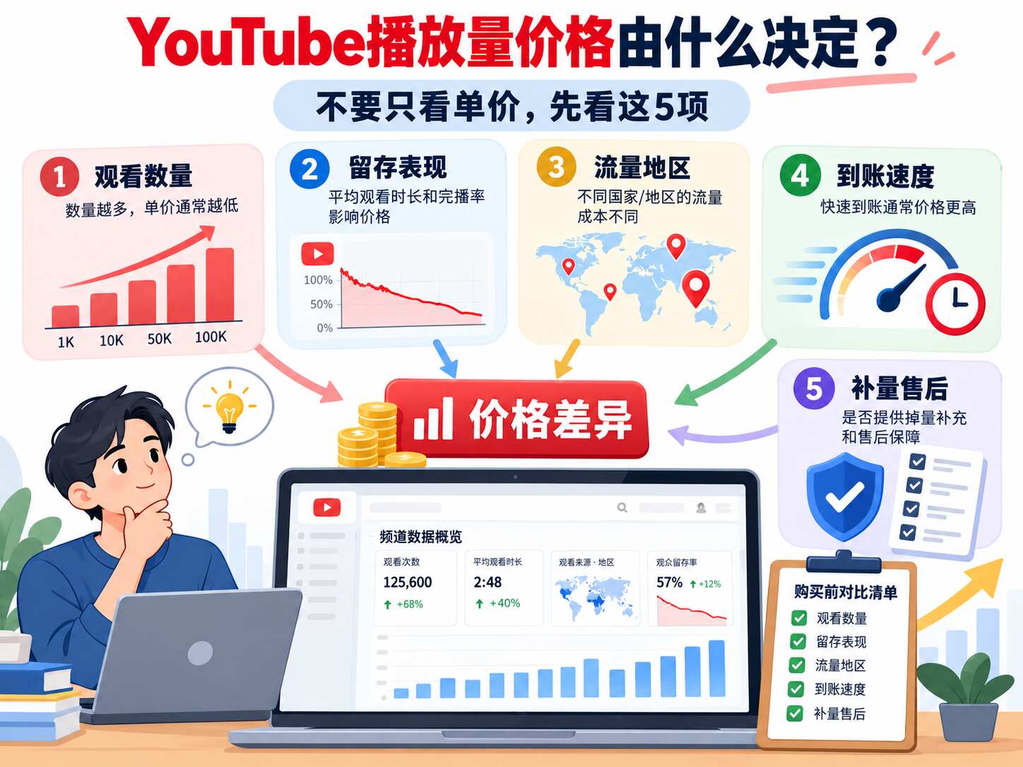 YouTube播放量多少钱