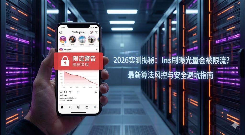 ins刷曝光量会被限流？2026最新实测安全策略与避坑指南