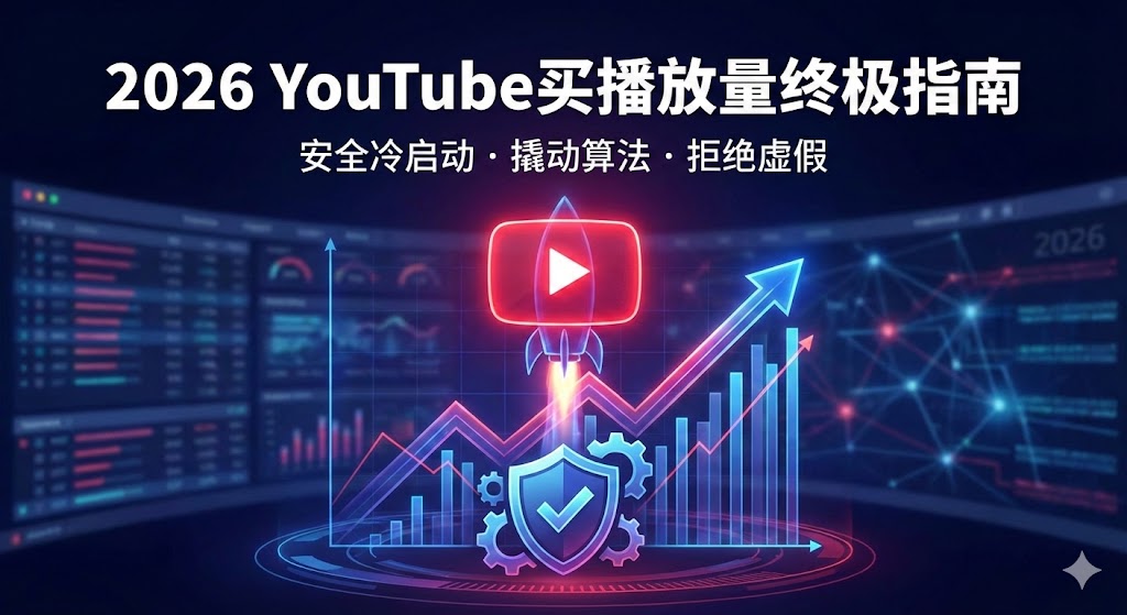 Youtube买播放量终极指南(2026)：安全、价格与平台推荐